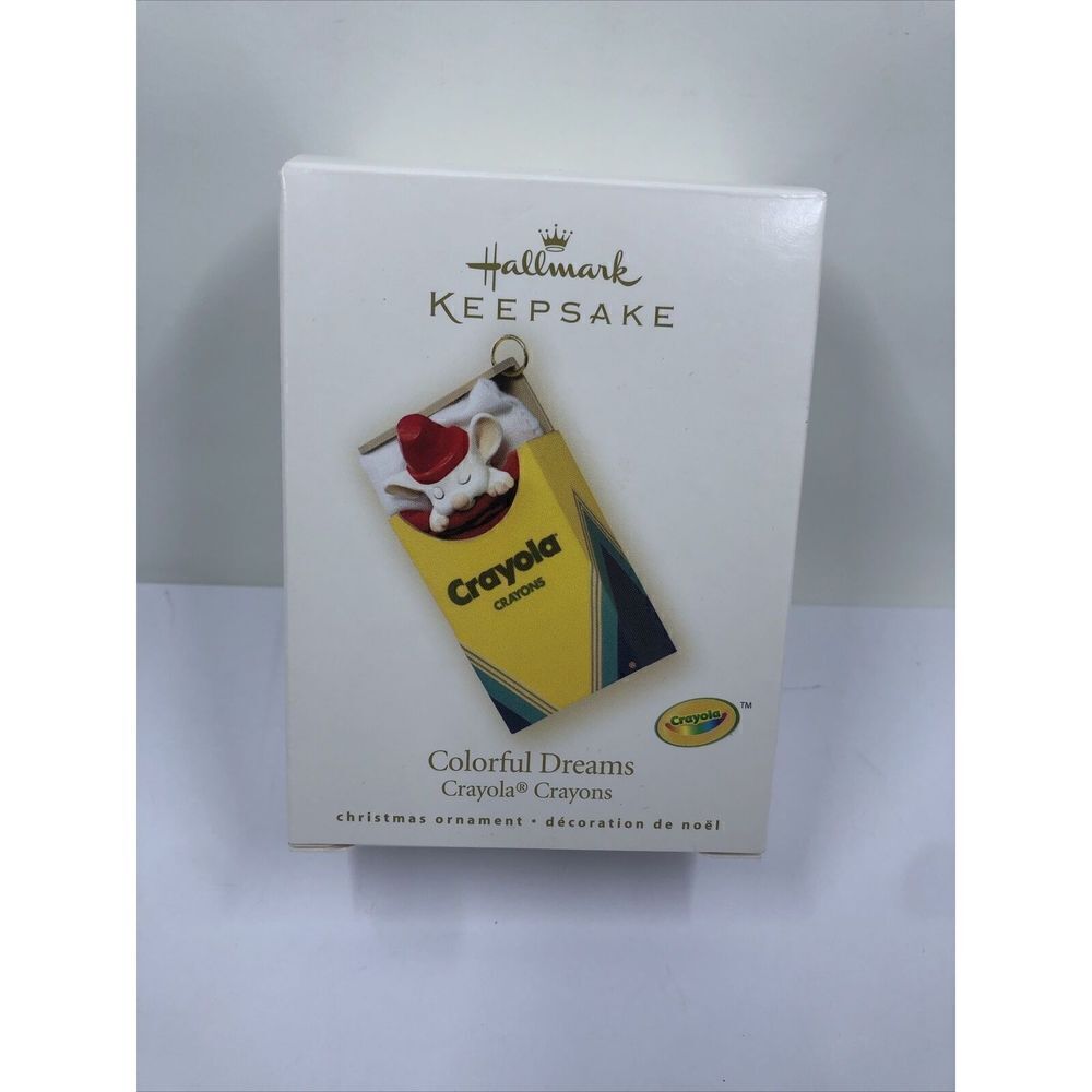 Hallmark Keepsake 2007 Christmas Ornament Colorful Dreams Mouse Crayola Crayons